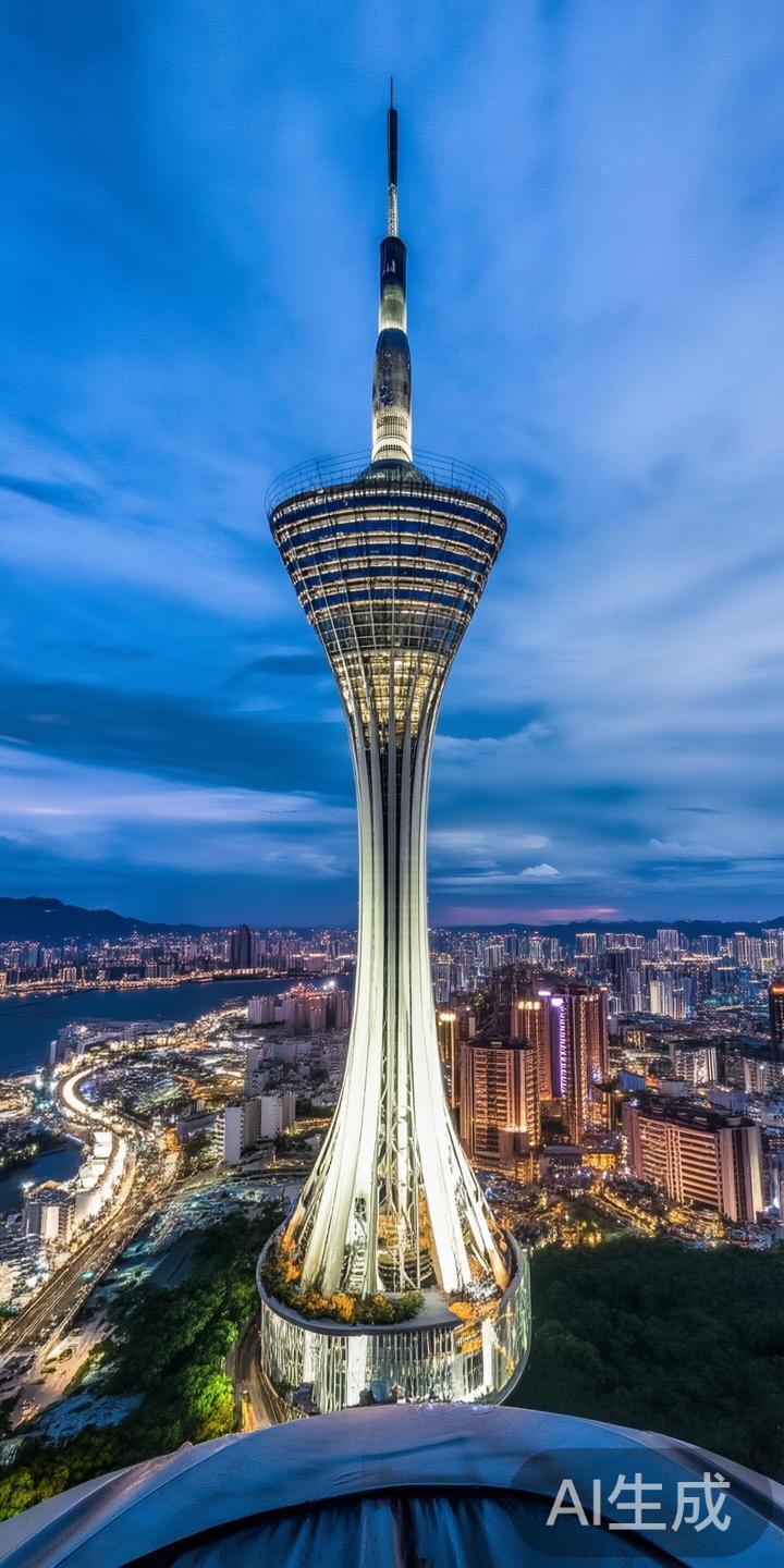 澳门塔
距离大金沙乐娱艺场约10分钟车程的澳门塔